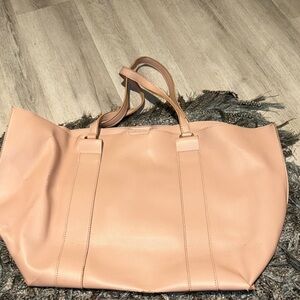 Elegant Blush/Tan Women's Tote Bag